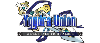 Yggdra Union: We'll Never Fight Alone logo for PSP